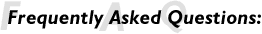 Frequently Asked Questions